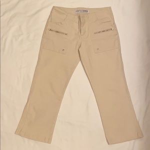 Younique Jeans Khaki Capris Ankle Cropped Sz 3 jr